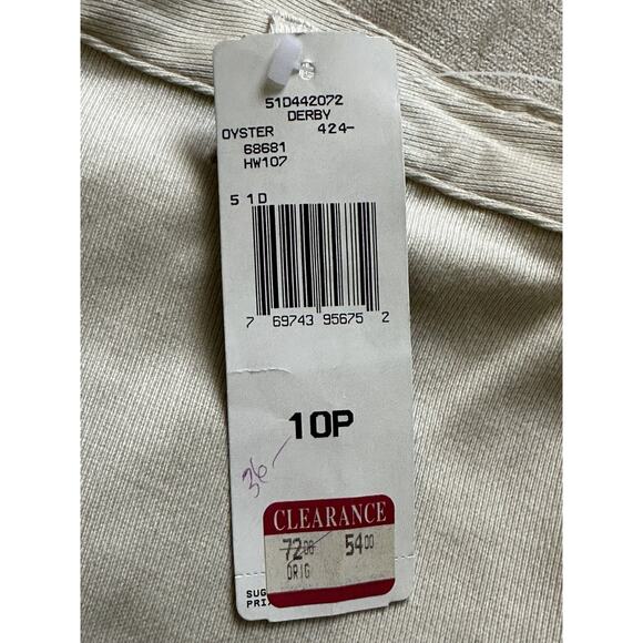 Ralph Lauren Pants Women's Sz 10 Petite Ivory Oyster Derby New Cream Equestrian - Picture 9 of 16